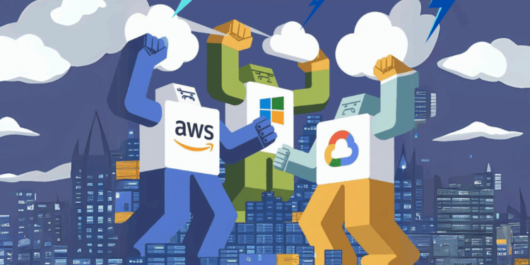 The Cloud Wars: AWS vs. Microsoft Azure vs. Google Cloud - History,  Competition & Future Trends